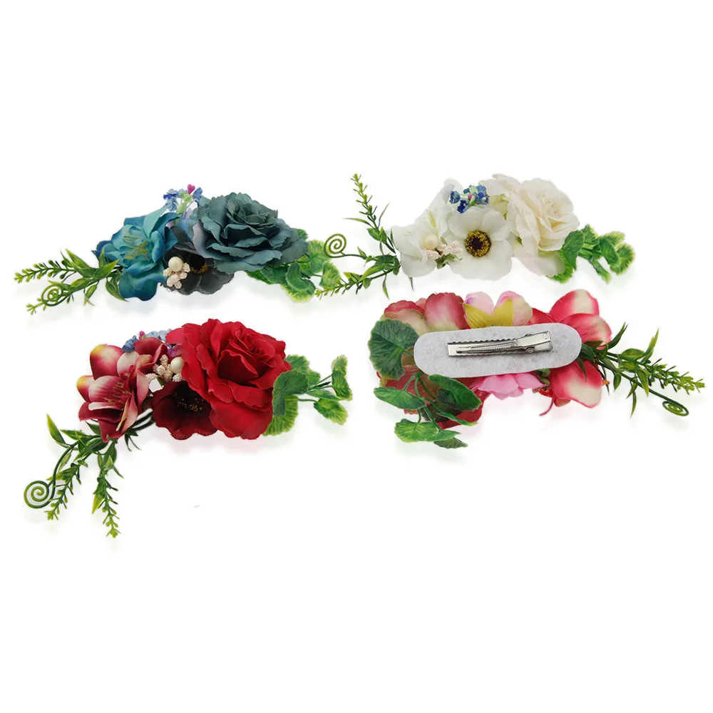 baby headband Children hair accessories Flower Headbands DIY Handmade girls hair clips Hairpins Wedding Bride Beach headwear