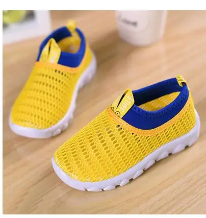 2017 Candy Color Summer Breathable Mesh Children Shoes Single Net Cloth Kids Sports Shoes Casual Boys Shoes Girls Sneakers