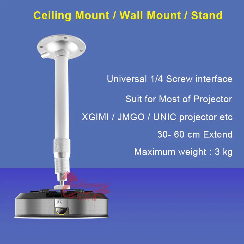 Salange-Universal Wall Mount Suporte Do Projetor, LED Suporte Do Projetor, Xgimi, JMGO, DLP, Mini Beamer, YG300, J15