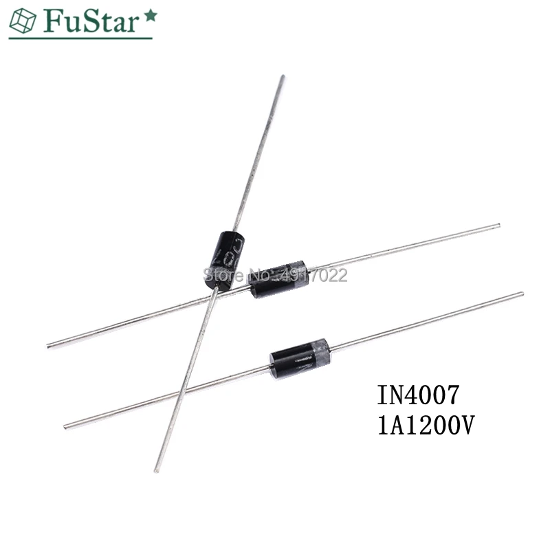 

100PCS 1N4007 4007 1A 1000V DO-41 High quality Rectifier Diode IN4007