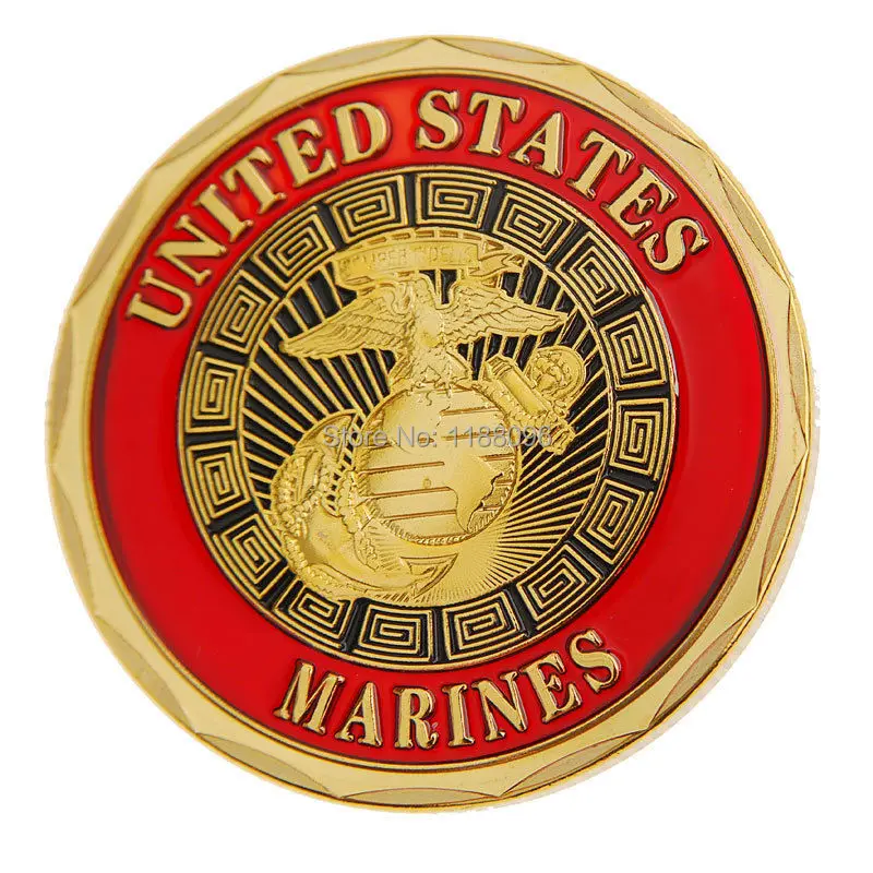 Low price US MILITARY MARINE CORPS CHALLENGE COIN cheap UNITED STATES coins hot sales custom military coins