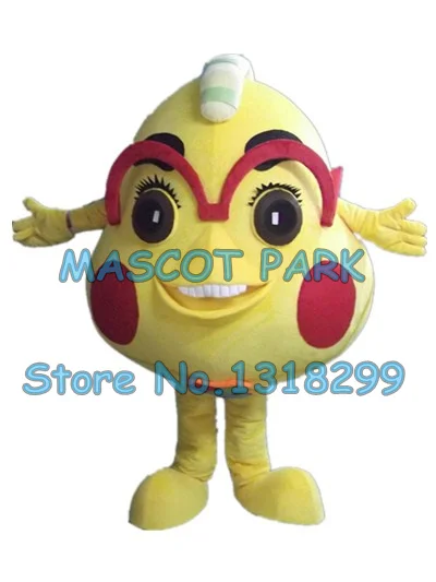 Costume de mascotte monstre jaune, personnage de dessin animé personnalisé, cosplay, taille adulte, costume de carnaval, 3113