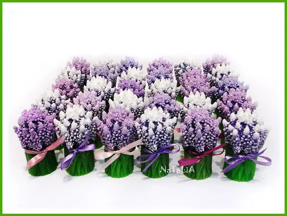 Mold Silicones 3d Lavender Bouquet Soapmaking Mould Lavender Candle Mold Flowers Provence Flowers Molds Lavender For Decoration