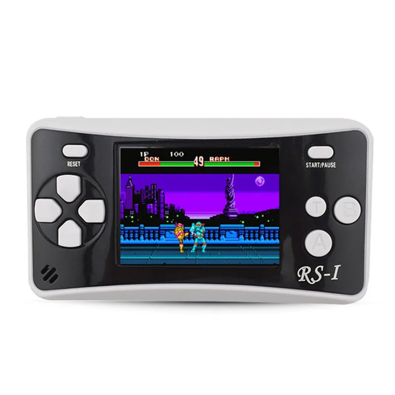 2.5 inch color screen handheld game console Built-in classic retro vintage games AV Plug and play connect TV Gamepad joystick