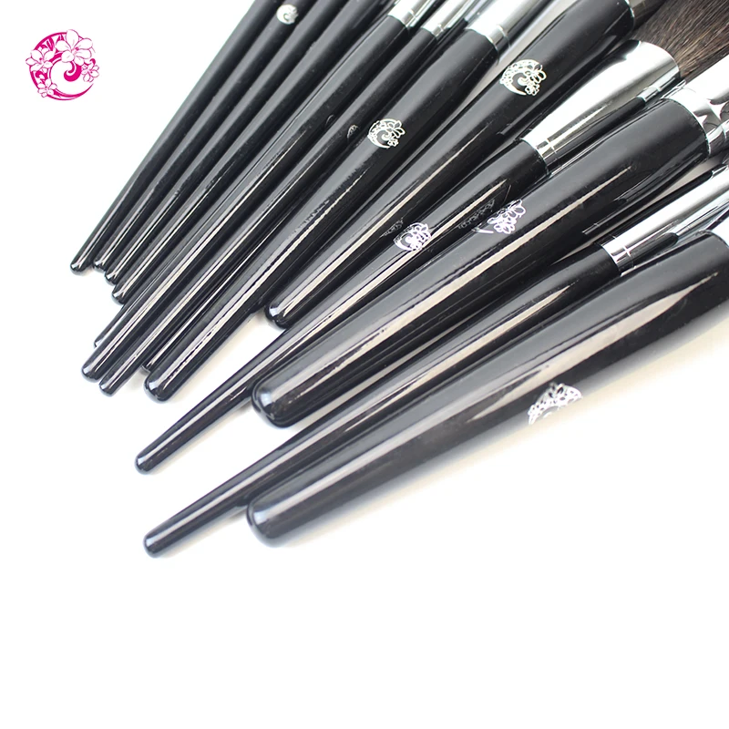 ENERGY Brand 15pcs Professional Makeup  Brush Set Horse Goat  soft nylon hair Pincel Maquiagem Brochas Pinceaux hs01