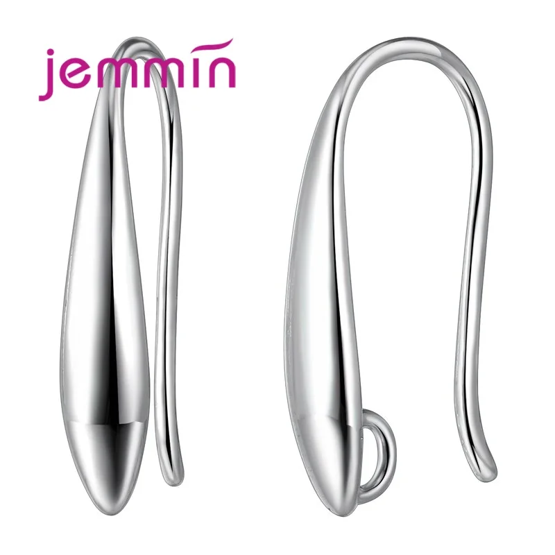 New Finding 925 Sterling Silver Simple Exquisite Earrings Companents For Jewelry Best Decoration Accessories