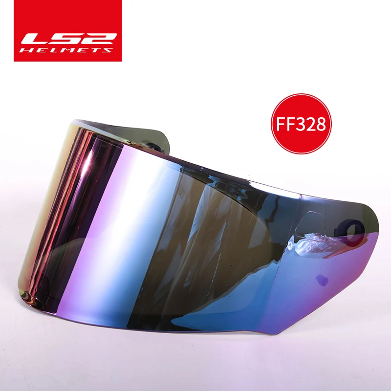 LS2 ff320 helmet visor suitable for LS2 FF800 FF328 FF353 model transparent smoke colorful helmet lens