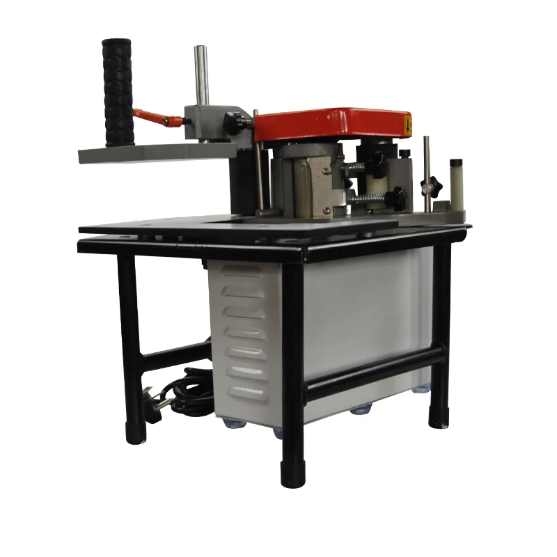 220V765W portable woodworking edge banding machine,double-sided gluing machine,speed adjustment,suitable for all kinds of boards