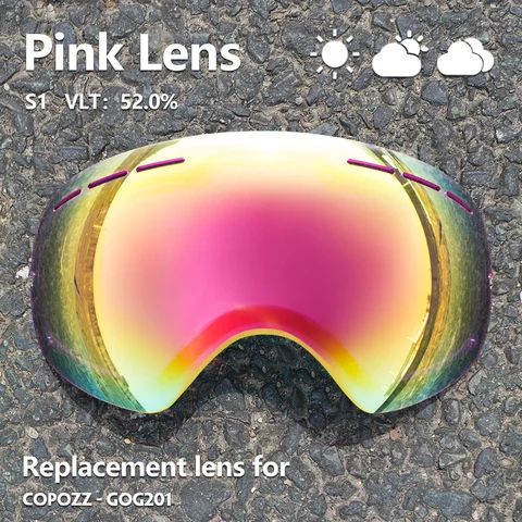 COPOZZ Sunny Cloudy Lens для лыжных очков GOG-201