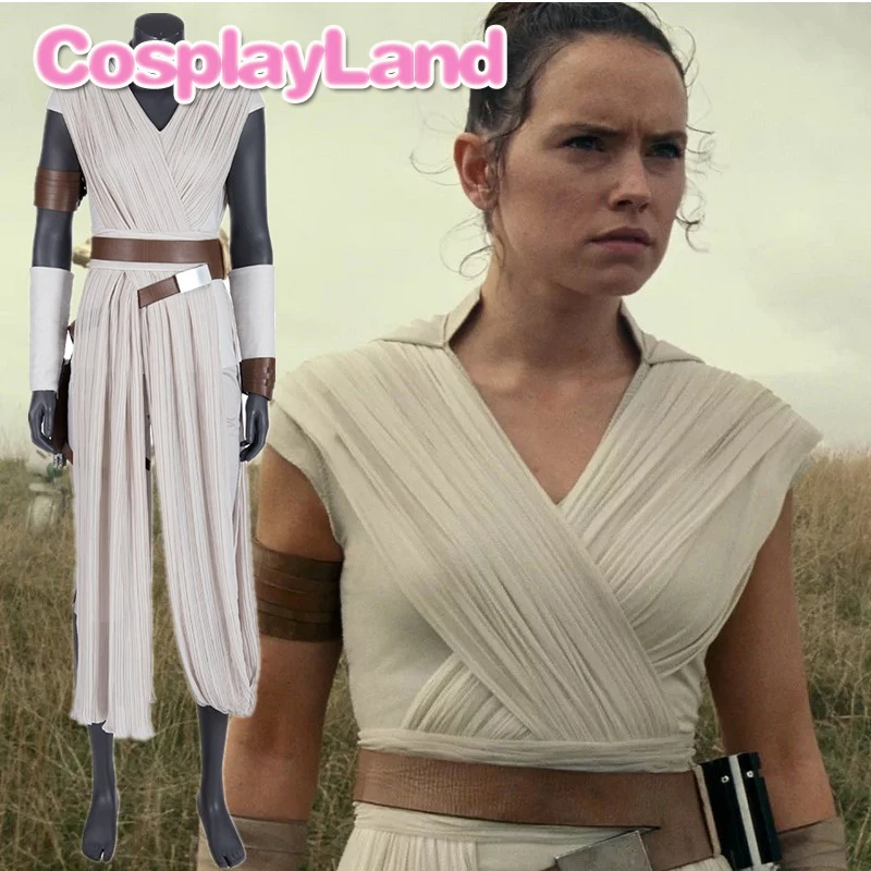 

StarWars 9 The Rise of Skywalker Cosplay Costume Rey Cosplay Carnival Party Costume Rey Costume Custom Made Suit