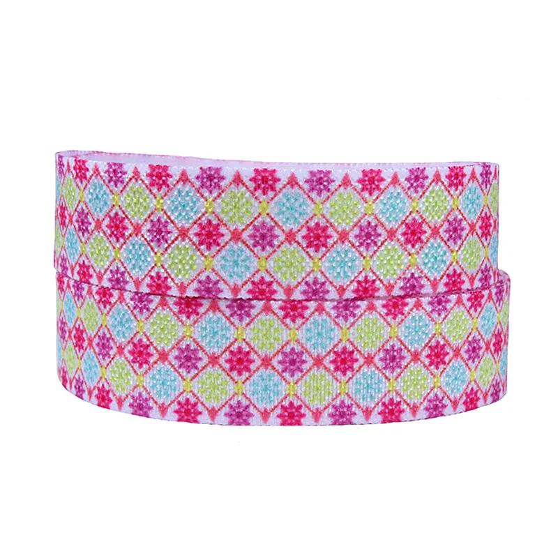 

FLRA FOE Colorful heat transfer fold over elastic ribbon