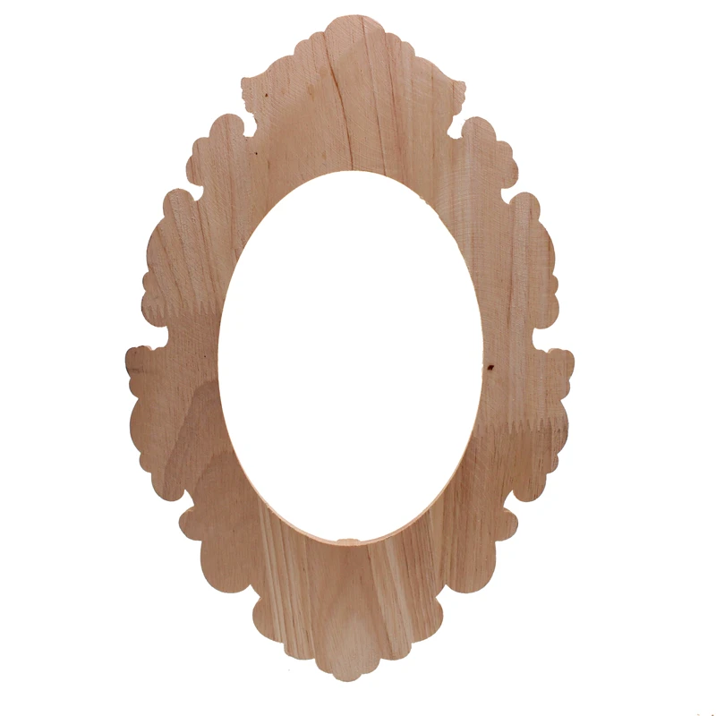 Picture Frame Wood Crafts Log Slices Discs Cutout Circle Large Decor Wooden for Wedding DIY Home Decoration Accessories Figurine