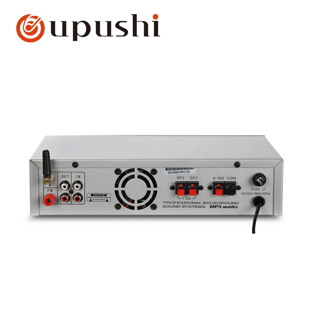 Oupushi pa sistema 50w stereo di casa amplificatore bluetooth mini aduio amplificatore piccolo amplificatore di potenza con USB, scheda SD, FM