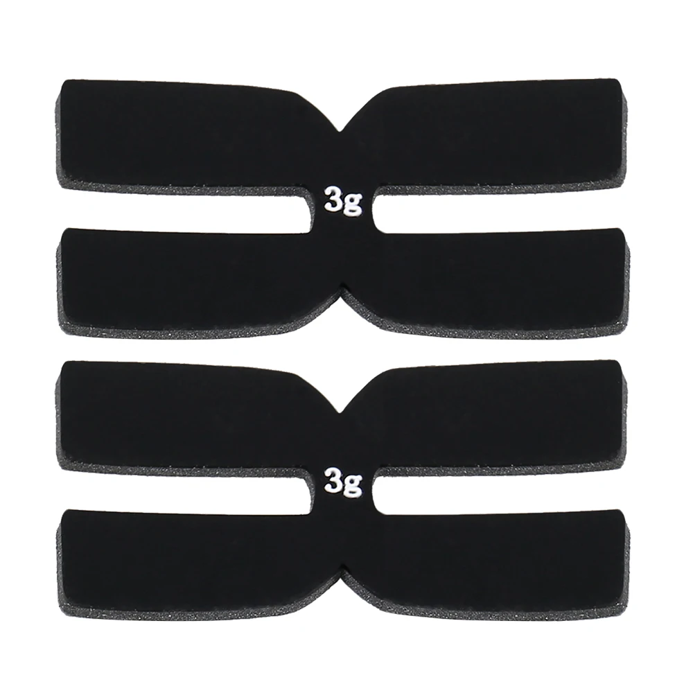 Bandes d\'équilibre de poids de raquette de tennis, bandes de badminton en silicone, accessoires de sport, 6 pièces