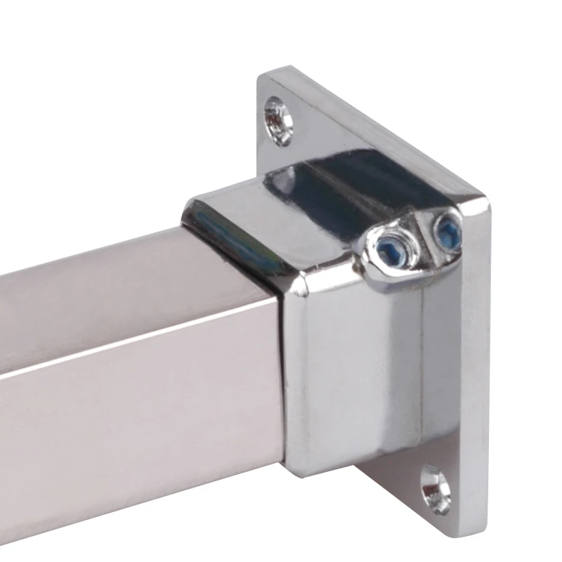 25*25MM giunto per tubo quadrato per connettore in acciaio inossidabile parti fisse atterraggio Rack di aerazione raccordi per tubi asta rotonda