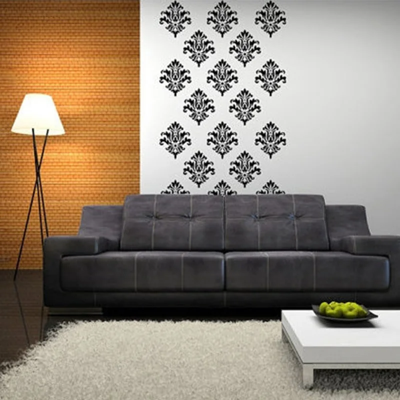 

Набор наклеек на стену «дамасы» для гостиной виниловая вырезка Наклейка на стену для фотографий (18 шт. в каждом наборе)