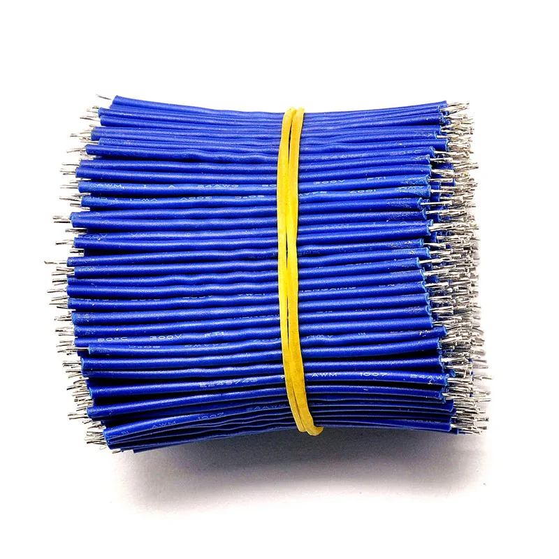 100PCS/Lot Tin-Plated Breadboard PCB Solder Cable 24AWG 5cm Fly Jumper Wire Cable Tin Conductor Wires Connector Wire