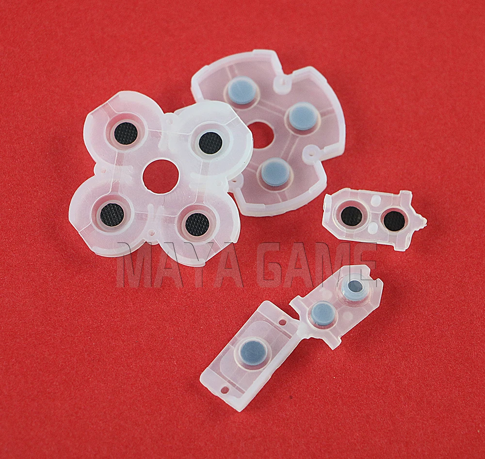 5 комплектов мягких силиконовых проводящих резиновых кнопок для контроллера PlayStation 4 PS4 JDS-030 JDM-030