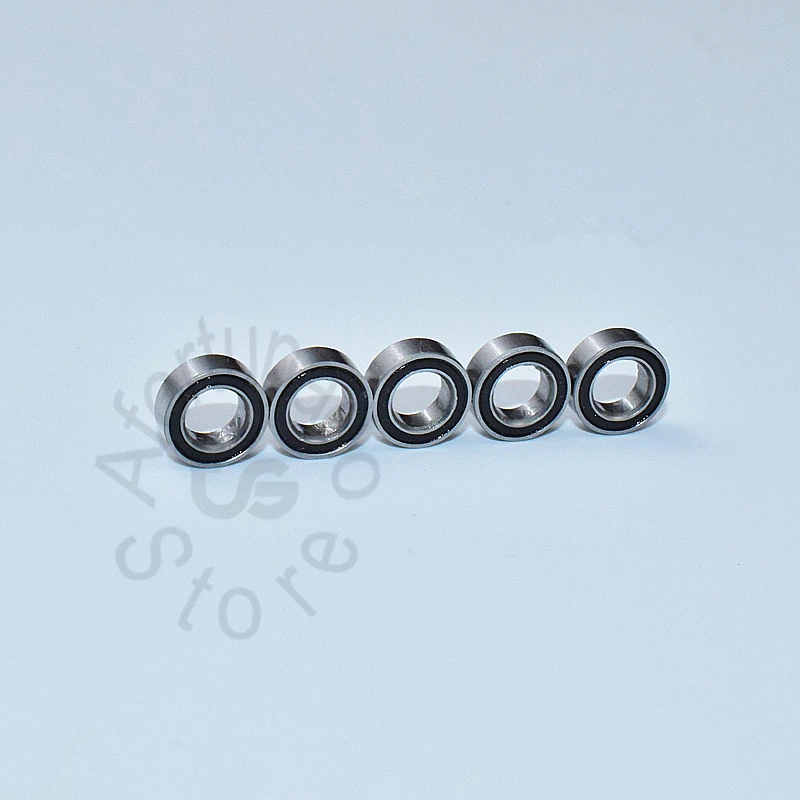 MR74RS 4*7*2.5(mm) 10pieces free shipping bearing ABEC-5 Rubber Sealed Miniature Mini Bearing MR74 MR74RS chrome steel bearing