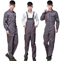 Strap Work Pant Multi-pocket Tool Work Safety Clothing Suits Auto Repair Labor Insurance Repairman Sleeveless Coveralls DYF001