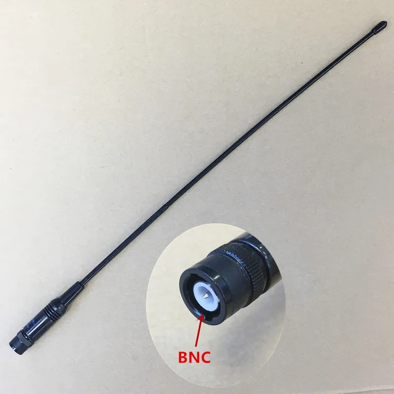 RH771 RH-771 BNC UHF VHF Dual band antenna High Gain for ICOM IC V8,IC V85,IC V82,IC V80 etc walkie talkie 2pcs/lot