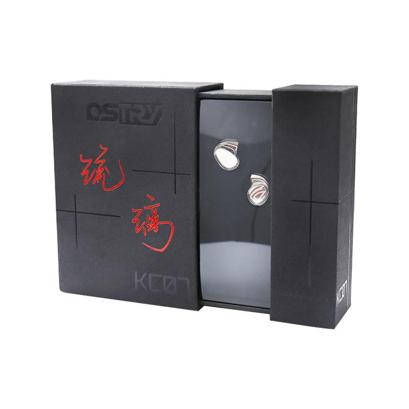 OSTRY KC07 Dual Unit Hybrid Technology 10mm CCAM Balance Armature  In-Ear Detachable Earphones