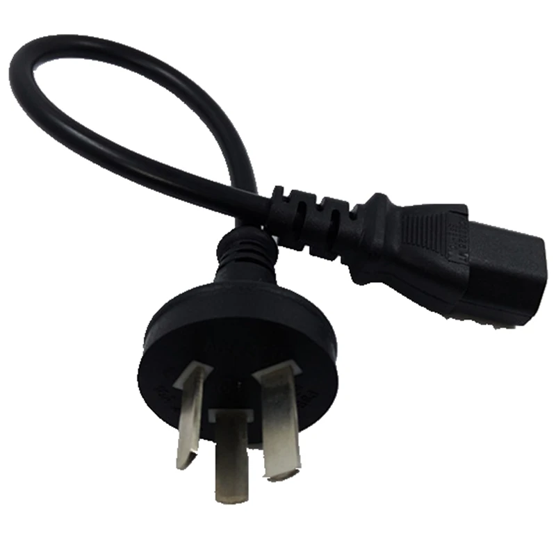 IEC60320 C13 AC Power Cord Short Portable Cable 20cm For Computers LED display Printer Rice cooker Electrical appliances