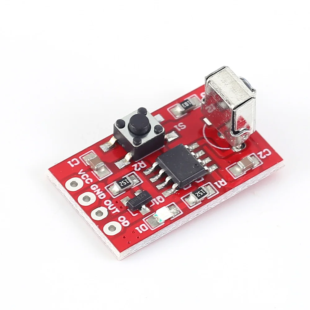 Módulo de placa receptor infravermelho sem fio com controle remoto, aprendendo kit DIY, DC 3V-5V, 5V, 1 canal