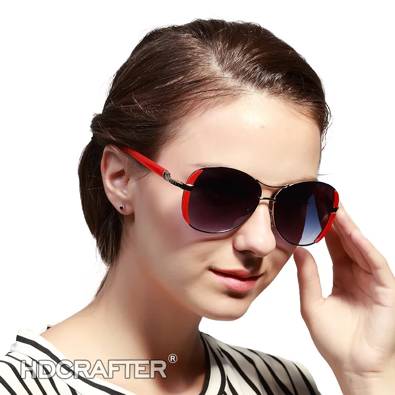 HDCRAFTER Women Sunglasses Brand Designer Sun Glasses for Women Mirror Sunglass Eyewear 2017 oculos de sol feminino Dropshipping