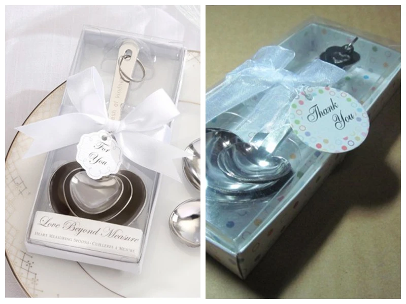 

(40Pcs/lot=10Boxes) Unique Wedding Favors of Love Beyond Measure Spoons Party Favors For Bridal Showers and Baby gift souvenirs