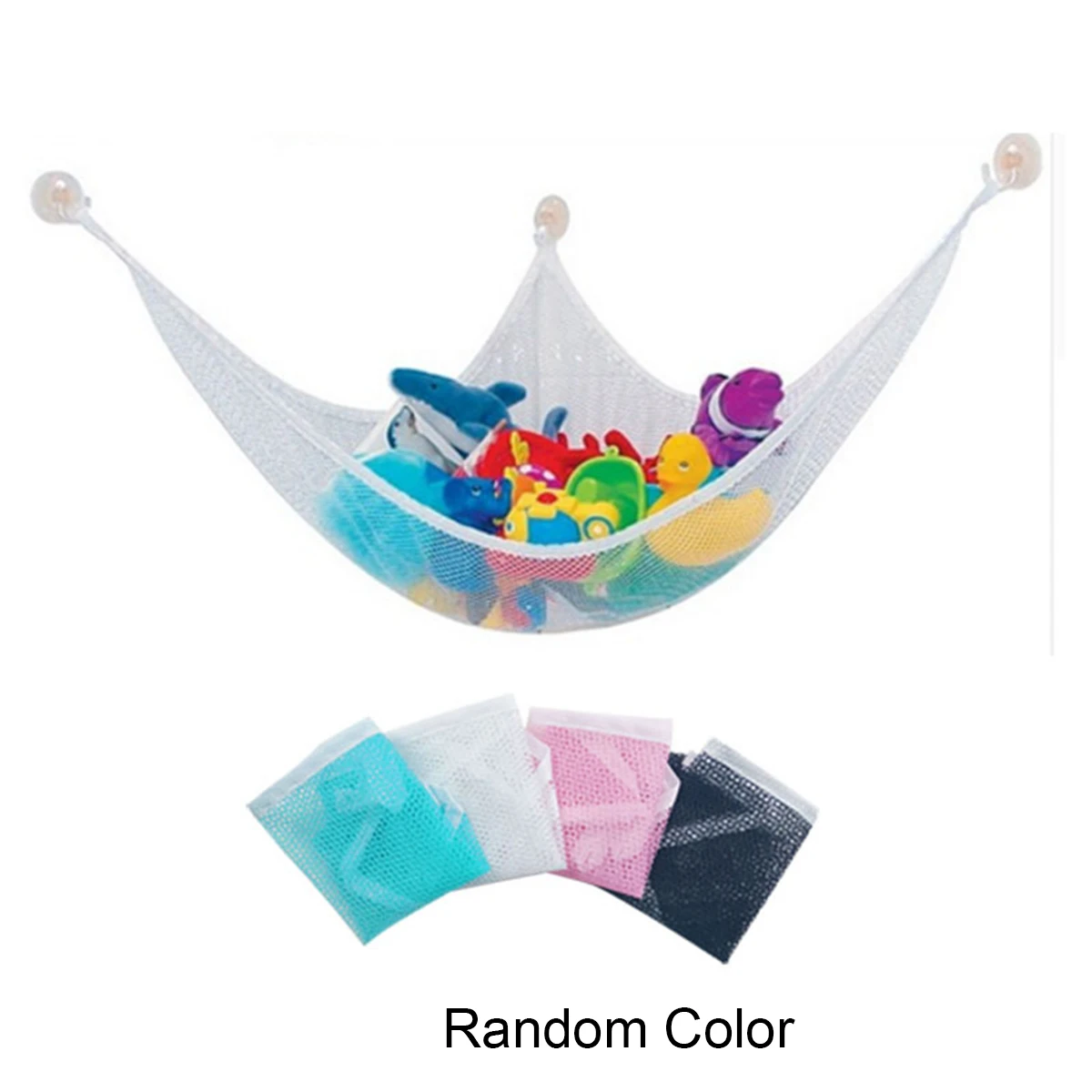 3 Sizes Children Room Toys Stuffed Animals Toys Hammock Net Organize Storage Holder Random Color