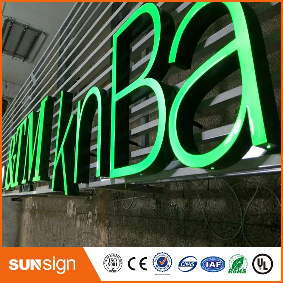 

Custom made LED resin letters