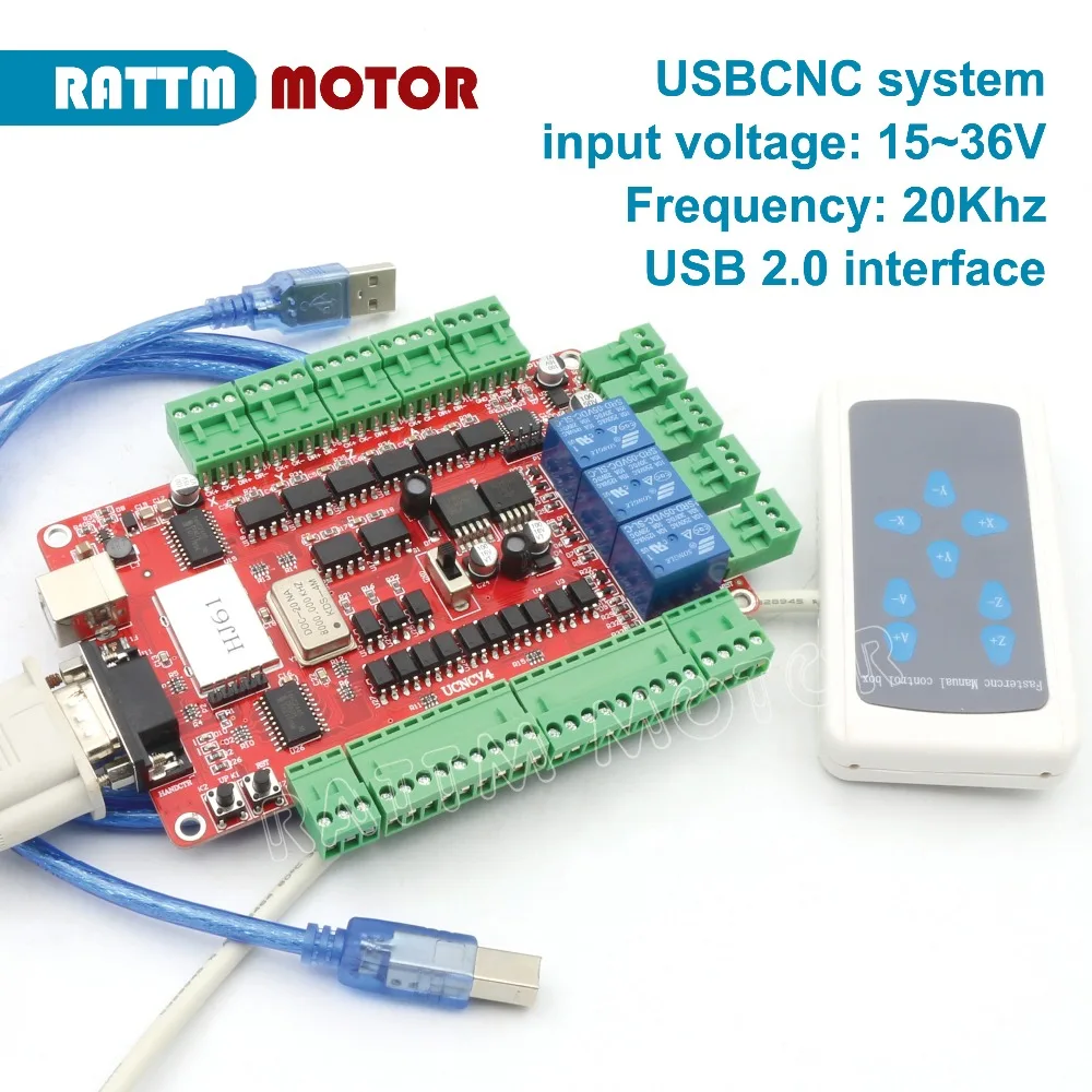 4 Axis CNC Stepper motor driver CW5045 controller kit with USBCNC breakout board