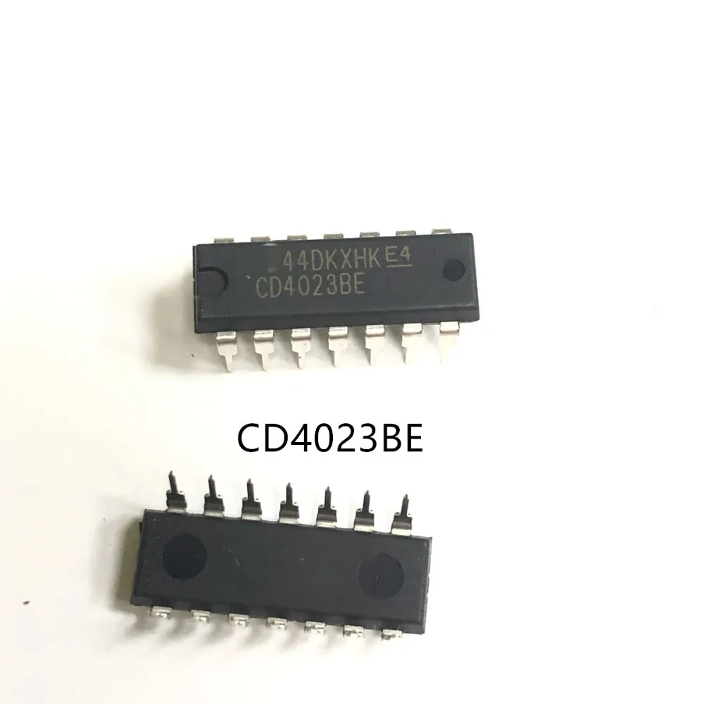 10PCS CD4023 CD4023BE CD4023BCN DIP-14  In Stock original IC