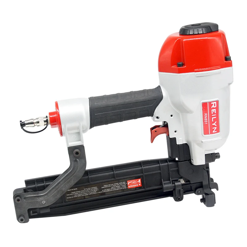 Imagem -02 - Reilyn Air Grampeador Ferramenta Pneumático Nailer Telhados para Madeira Decoração para Telhados Ferramenta 16ga Rn851 2550 mm Wide Crown