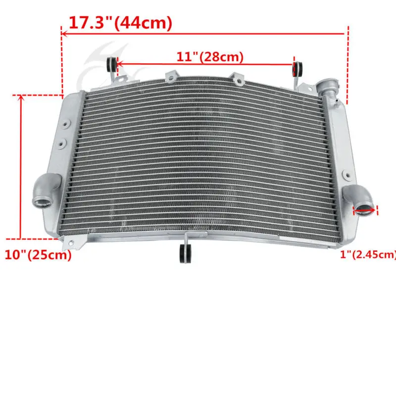 Motorcycle Aluminum Engine Cooling Radiator For Yamaha YZF R1 YZF-R1 R1M 2015-2023 R1S 2016-2018