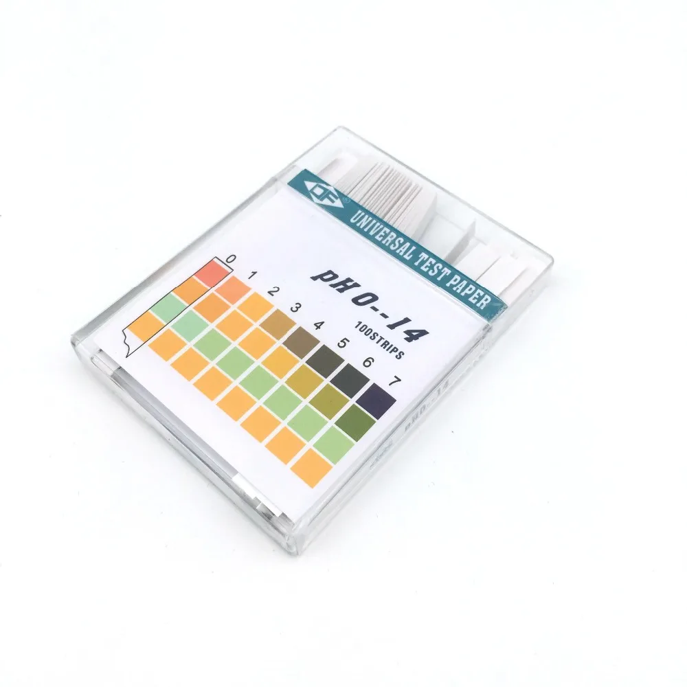 100Pcs 0-14 PH Test Strips Litmus Paper Universal Alkaline Acid Indicator Paper for Water Saliva Soil Aquariums PH Tester