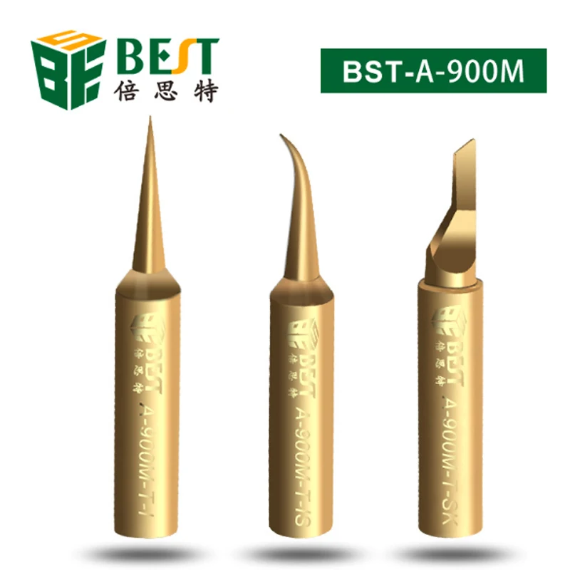 

BST-A-900M-T I/ IS/SK Lead Free Fine Soldering Iron Tips High Quality Fly Line Dedicated Pure Copper Precision I IS SK Tips