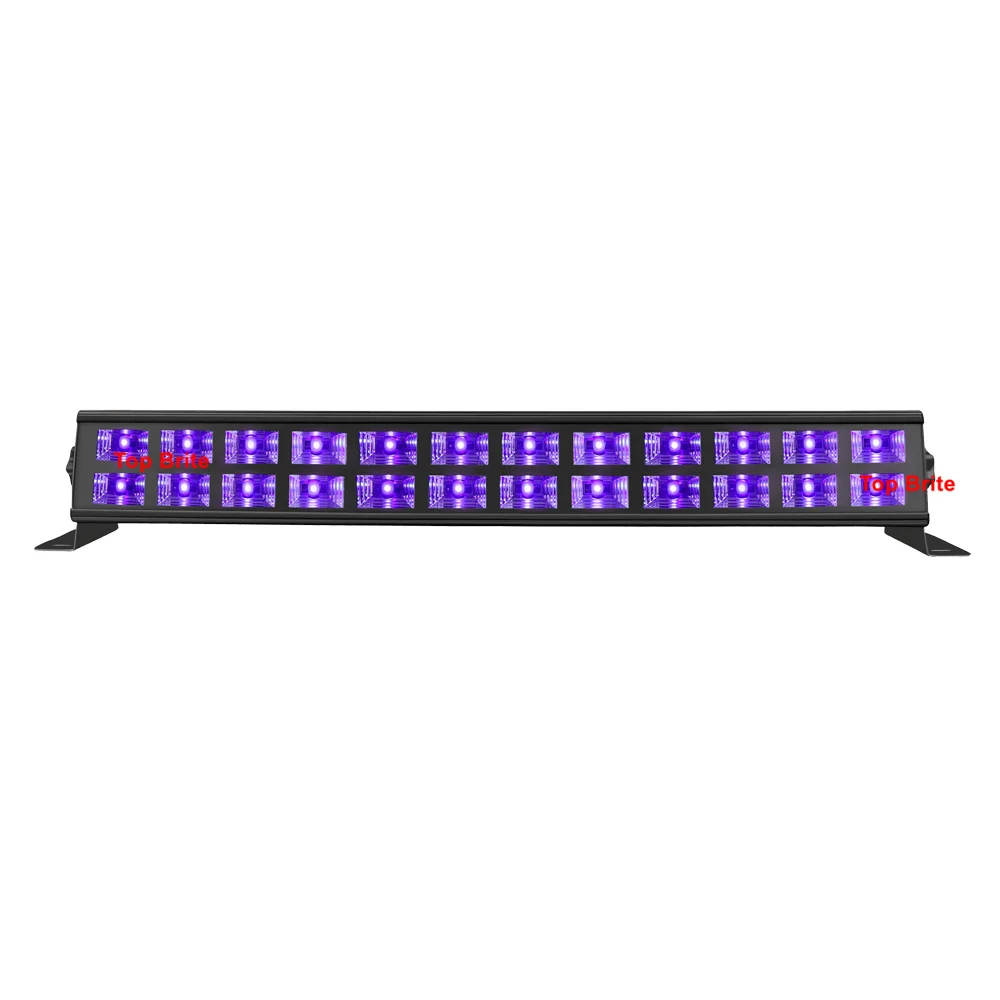 24x3w LED Wall Wash UV Lights DMX Stage Lighting Bar HomeParty Club Disco DJ Hall For Christmas Indoor Stage Wedding Effect Lamp