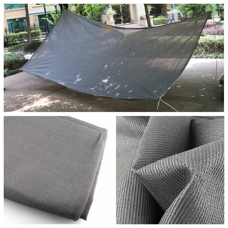 Hi-quality Gray Anti-UV HDPE Sunshade Net Garden Sunscreen Sunblock Shade Cloth Car Cover Greenhouse Succulent Plant Shading Net