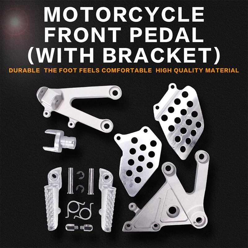 

Front Foot Rests Pedal Bracket Assembly Kit For Honda CBR600RR F5 2003 2004 2005 2006 CBR600 F5 03 04 05 06 Motorcycle Parts