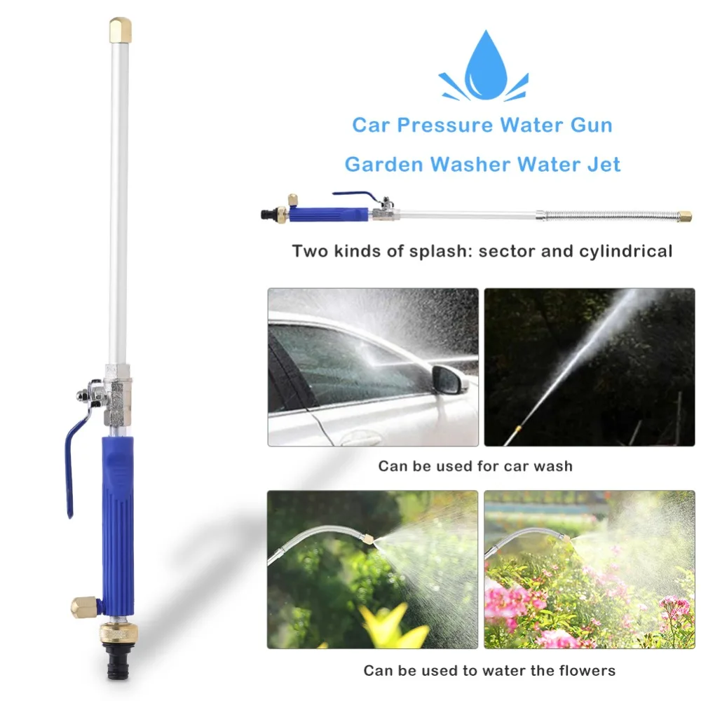 

Car High Pressure Power Water Gun Washer Water Jet 46.5/66cm Garden Washer Hose Wand Nozzle Sprayer Watering Sprinkler Tool