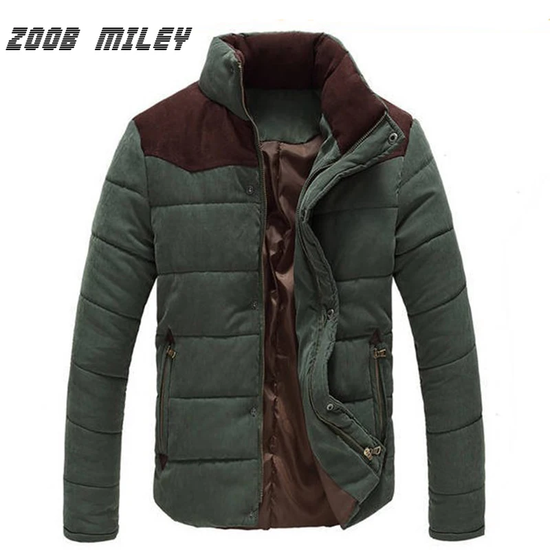 

ZOOB MILEY Winter Jacket Men Plus Size M-4XL New Arrival Warm Casual Cotton Coats Long Sleeve Fashion Outerwear