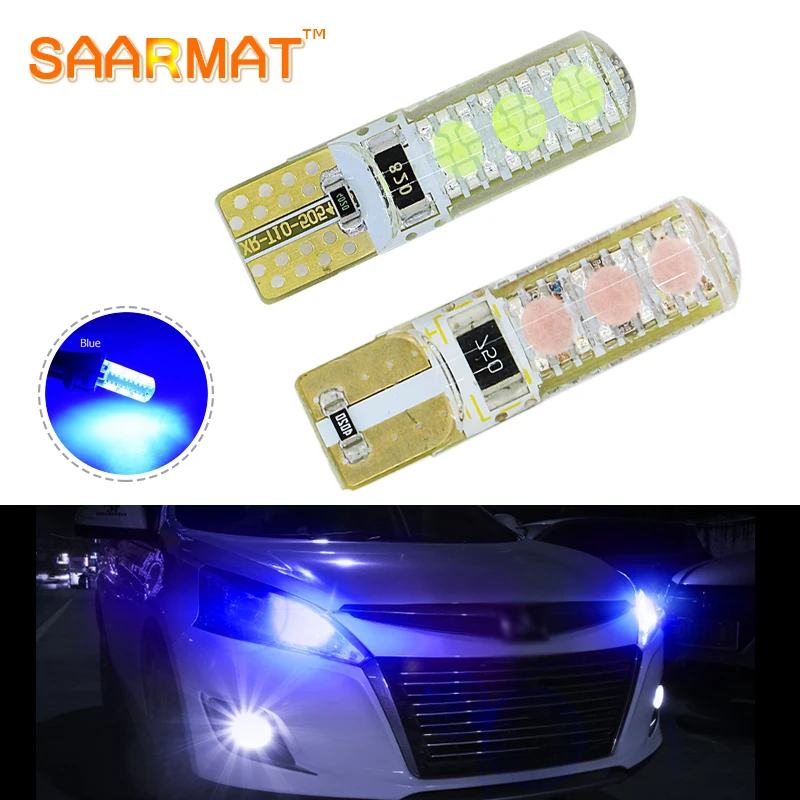 2pcs  T10 W5W  Plasma LED  Marker Lamps  Side Parking Light Bulb  For Toyota Corolla Camry Paseo Previa Prius RAV4 Sienna Tacoma