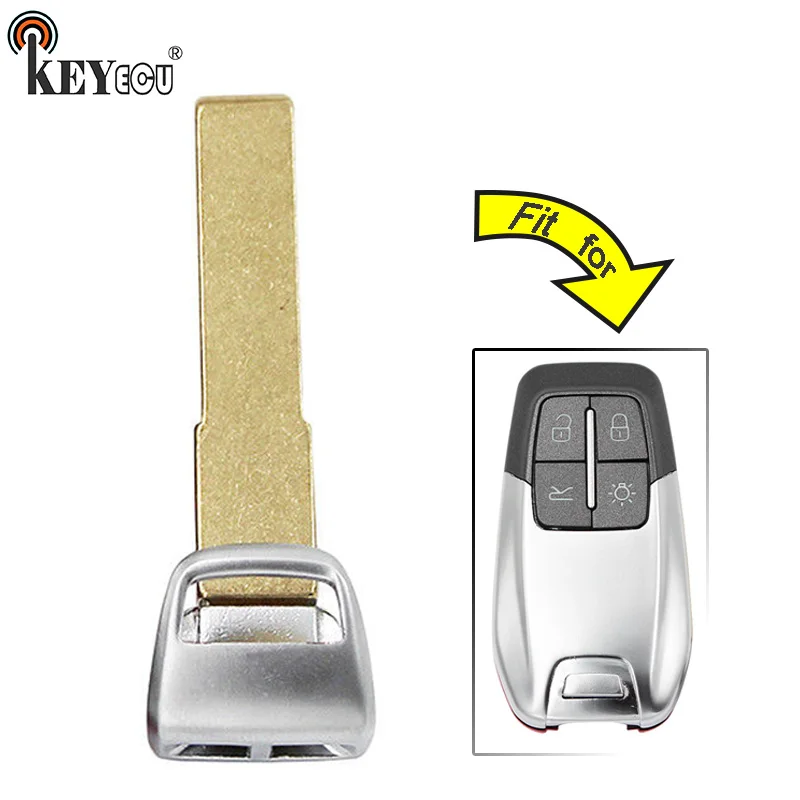 KEYECU for Ferrari 488 GTB 2016 2017 2018 Replacement Emergency Insert Car Key Blade Case Fob