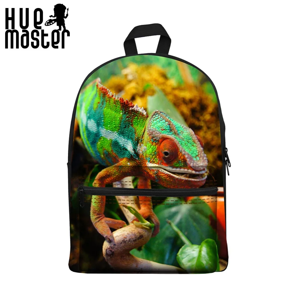 Backpack For Teens Fashion Lizard Backpack  3D Custom Print School Backpacks Fluffy School Bags For Boys Girls