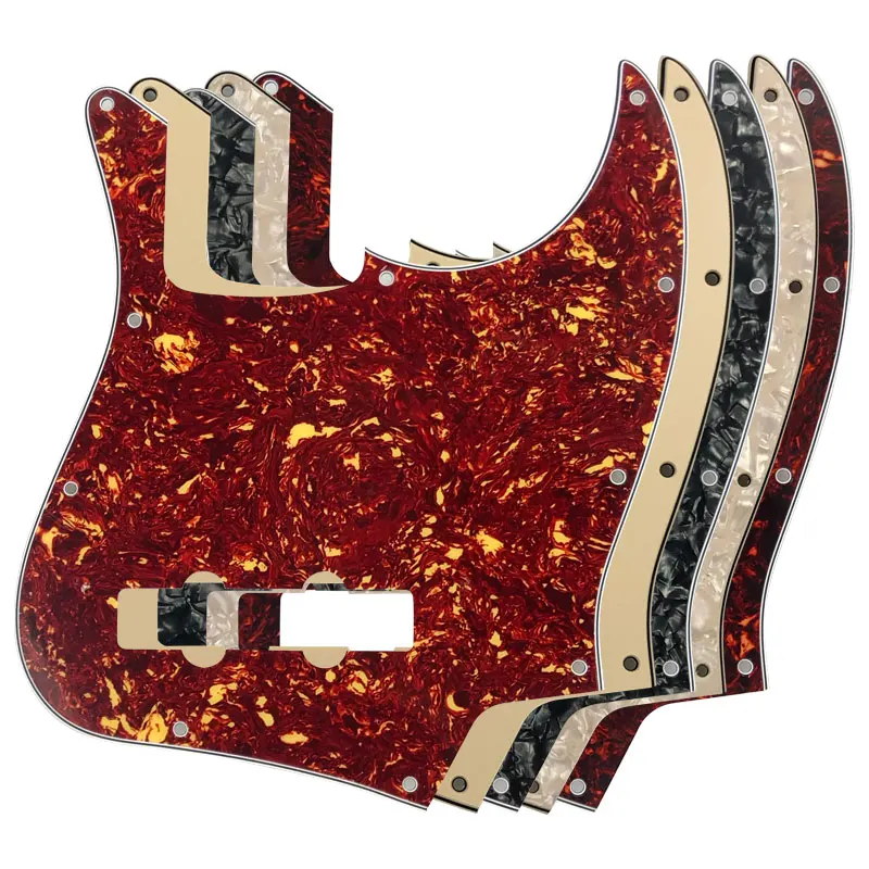 Pleroo Custom Quality Prats - For US 10 Holes 4 String Standard Jazz Bass Guitar Pickguard Scratch Plate