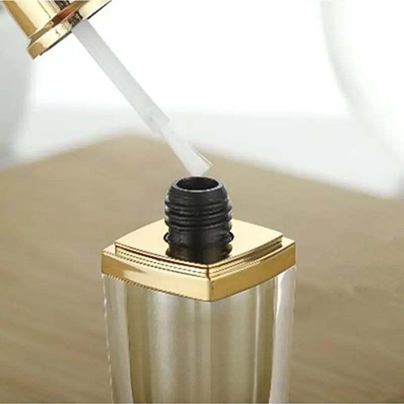 

10pcs/lot 10g Cosmetic Nail Oil Bottle High-grade Acrylic Square Enamel Oil Bottle Manicure Nail Tools Empty Nail Polish Bottles