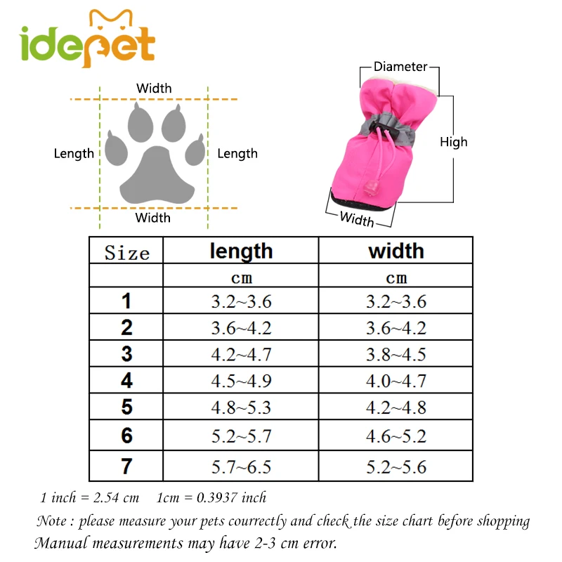 Dog Shoes For Pet Dog Anti-slip Rain boots for Pet Cat Puppy Warming Shoes for Small Large Doggy Boots for Outdoor Dogs Supply3