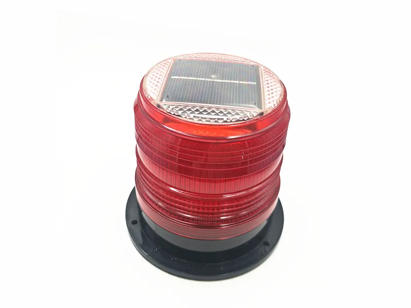 Solar Flashing Warning Light Strobe Emergency Headlight LED Strobe Warning Lights Safety Car Accessories Auto Lamp